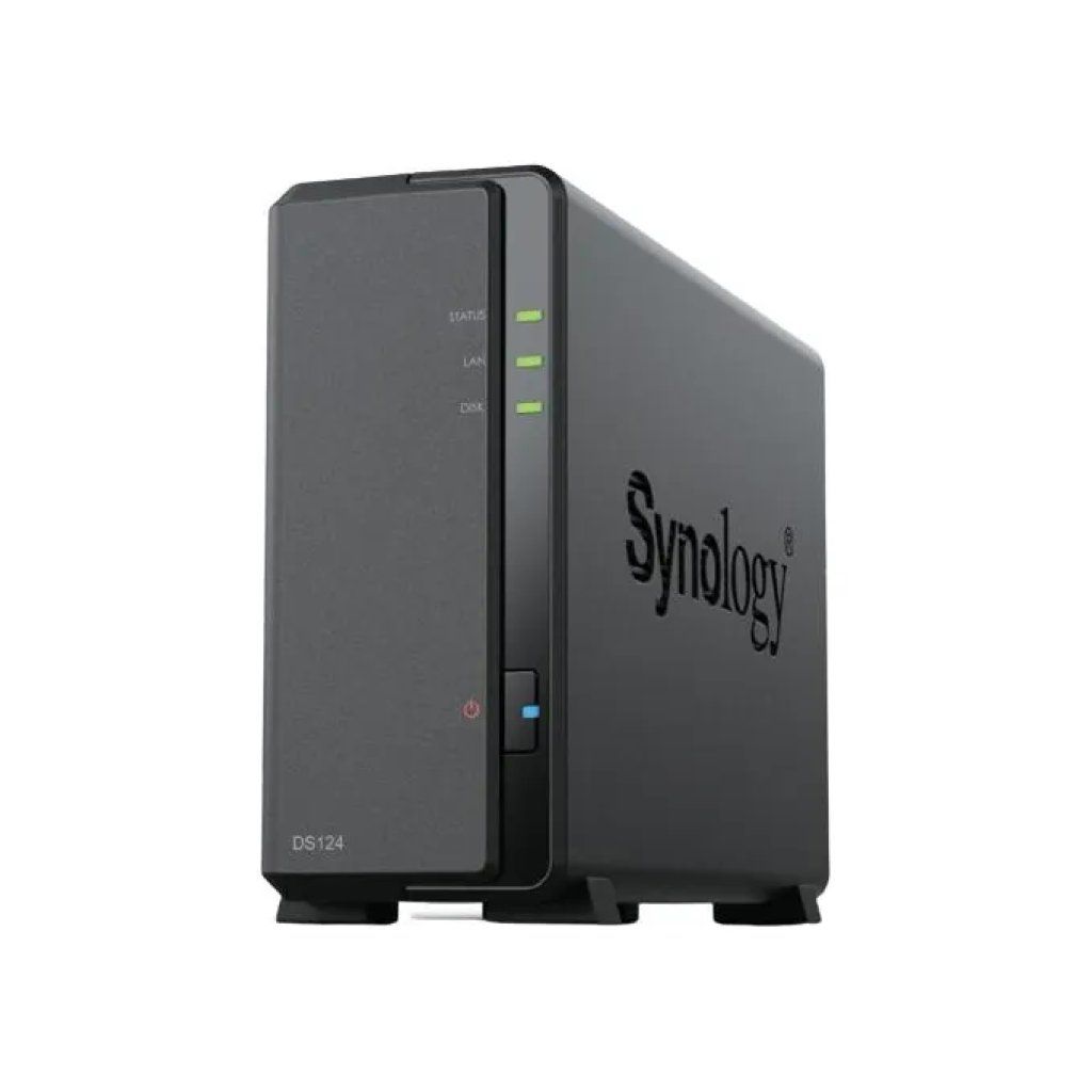 Synology DiskStation DS124 NAS Desktop 1 Bay Synology DiskStation DS124 NAS Desktop 1 Bay