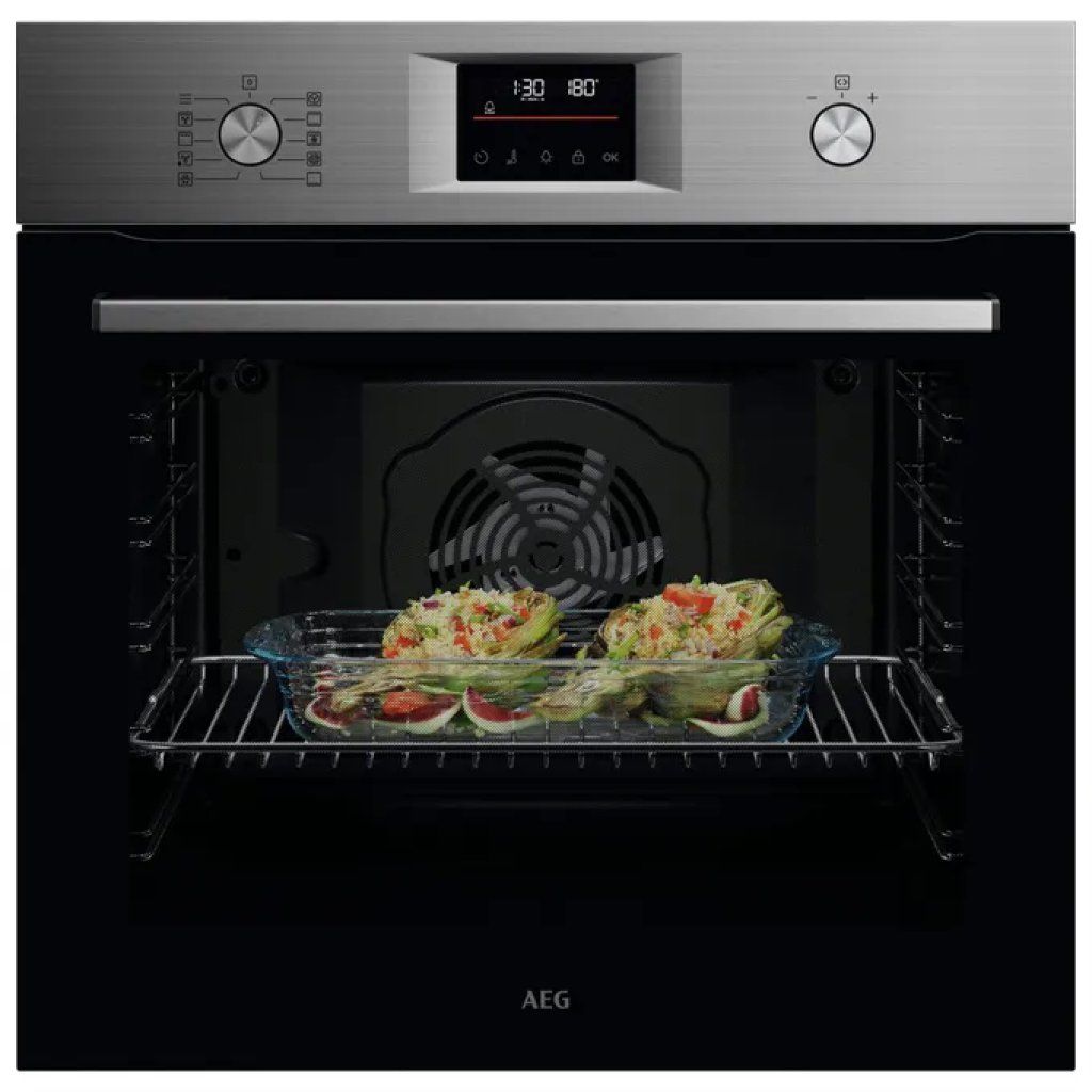 AEG Serie 5000 TU5PB43SM Forno Multifunzione Pirolitico 72 L Nero e Acciaio Inox AEG Serie 5000 TU5PB43SM Forno Multifunzione Pirolitico 72 L Nero e Acciaio Inox