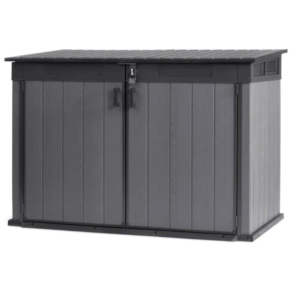 Keter Cortina Mega Box porta attrezzi da esterno 2020 L grigio Keter Cortina Mega Box porta attrezzi da esterno 2020 L grigio