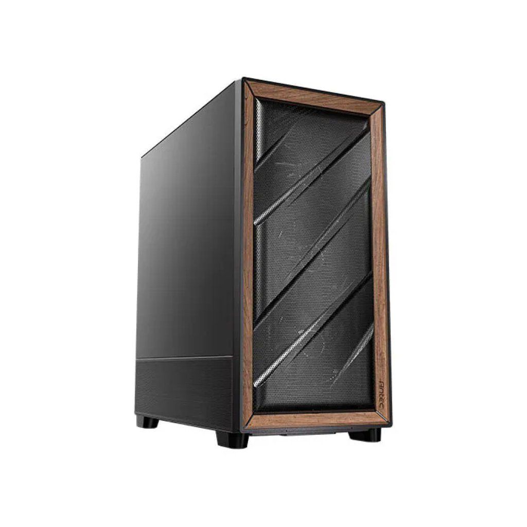 Antec FLUX SE Case Midi Tower Nero con Inserti in Legno