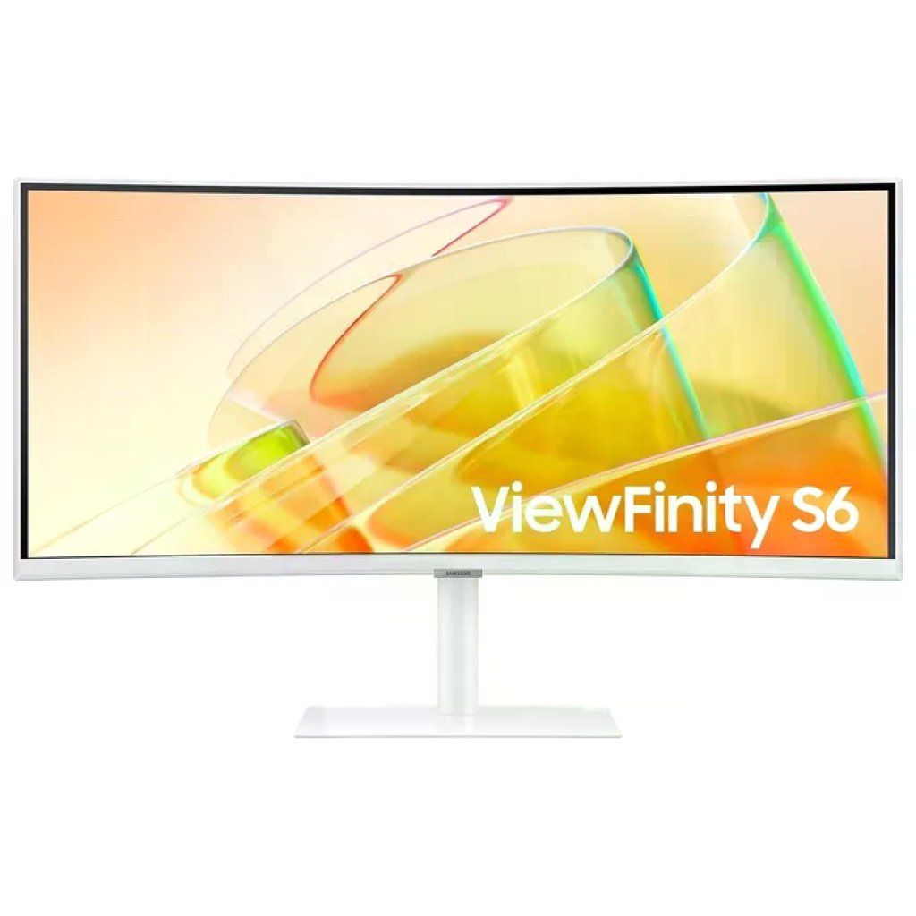 Samsung ViewFinity S6 S34C650TAU Monitor 34 Samsung ViewFinity S6 S34C650TAU Monitor 34" UWQHD Bianco