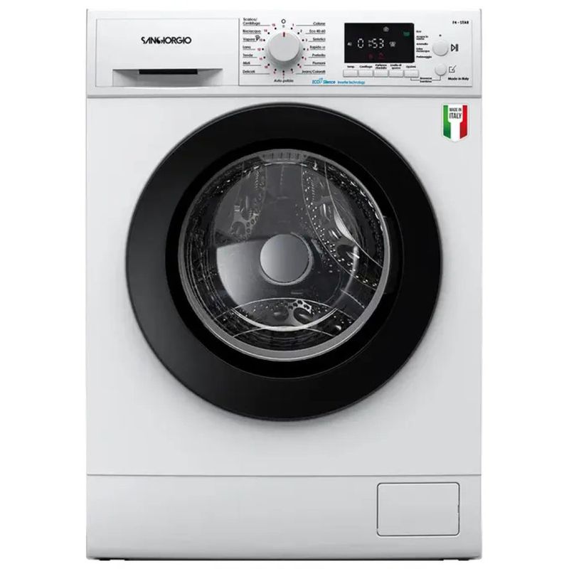 SANGIORGIO San Giorgio F812A5 Lavatrice Libera Installazione 8 Kg Motore Inverter 1200 Giri Classe A colore
