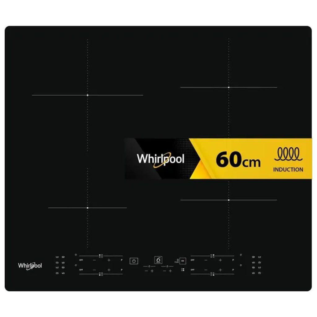 Whirlpool WBB8360NE Piano Cottura a Induzione 59 cm, 4 Zone, ConnexionZone e Booster Whirlpool WBB8360NE Piano Cottura a Induzione 59 cm, 4 Zone, ConnexionZone e Booster