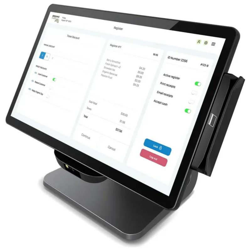 Elo Touch Solutions E849902 Sistema POS All-In-One 15.6'' Touchscreen Intel Celeron N97 8GB RAM 128GB SSD Nero Elo Touch Solutions E849902 Sistema POS All-In-One 15.6'' Touchscreen Intel Celeron N97 8GB RAM 128GB SSD Nero