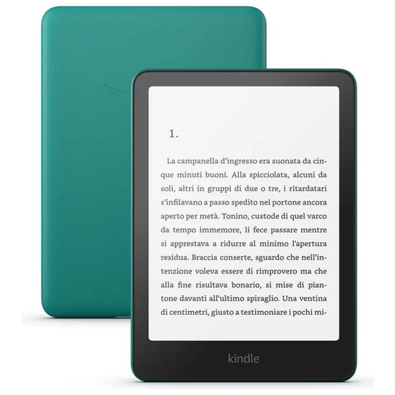 Amazon Kindle Paperwhite 12ª generazione, 16 GB, Wi‑Fi e Bluetooth, verde giada