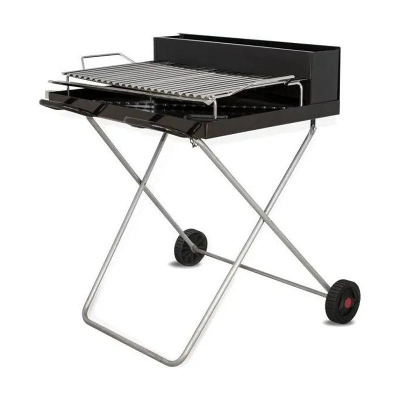 MILLE Barbecue a legna MILLE Veneto 75 x 65 cm con griglia cromata