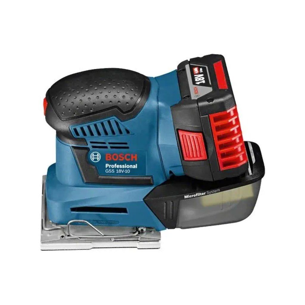 Bosch GSS 18V-10 Levigatrice Orbitale a Batteria Bosch GSS 18V-10 Levigatrice Orbitale a Batteria