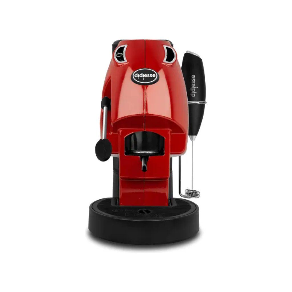 Didiesse Baby Frog Coffee and Tea Rossa – Macchina a Cialde 650 W con Frullino