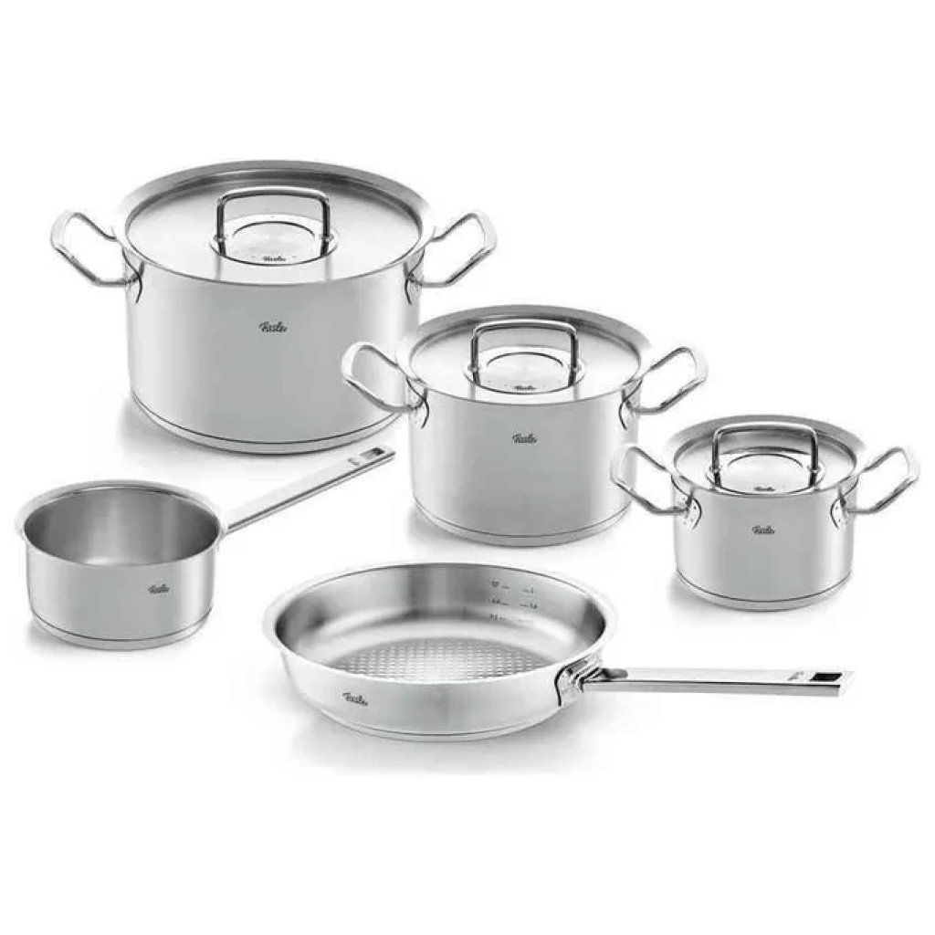 Fissler Original Profi Collection – Set di pentole da 5 pezzi in acciaio inox 18/10