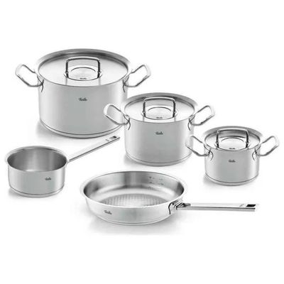 Fissler Original Profi Collection – Set di pentole da 5 pezzi in acciaio inox 18/10