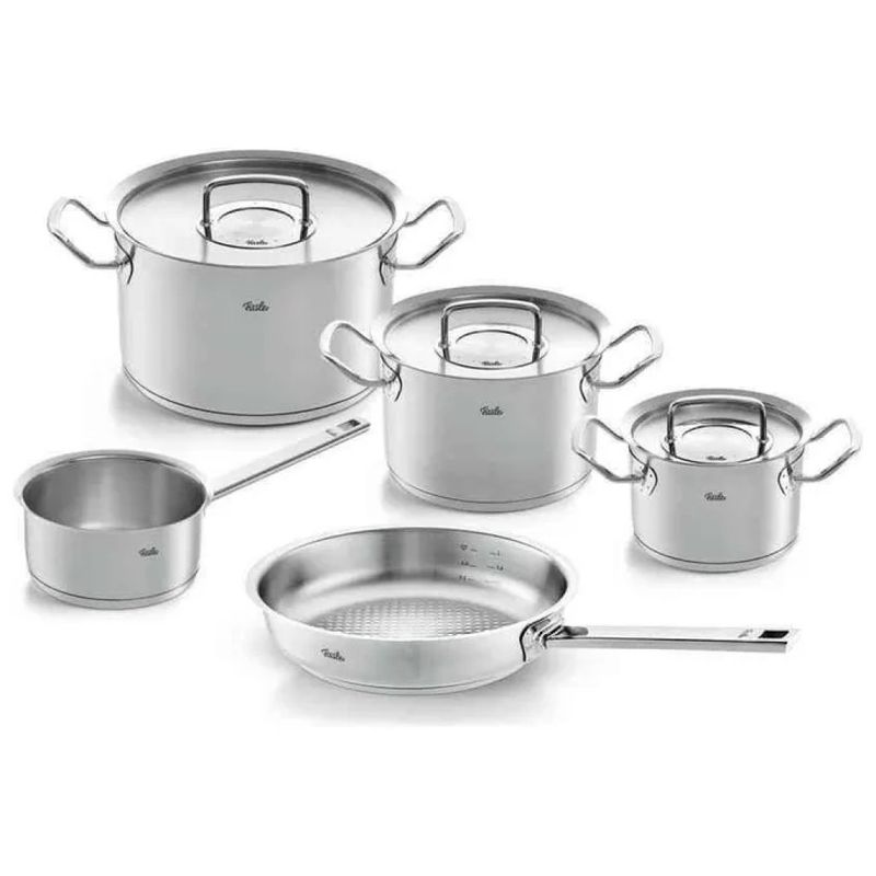 Fissler Original Profi Collection – Set di pentole da 5 pezzi in acciaio inox 18/10