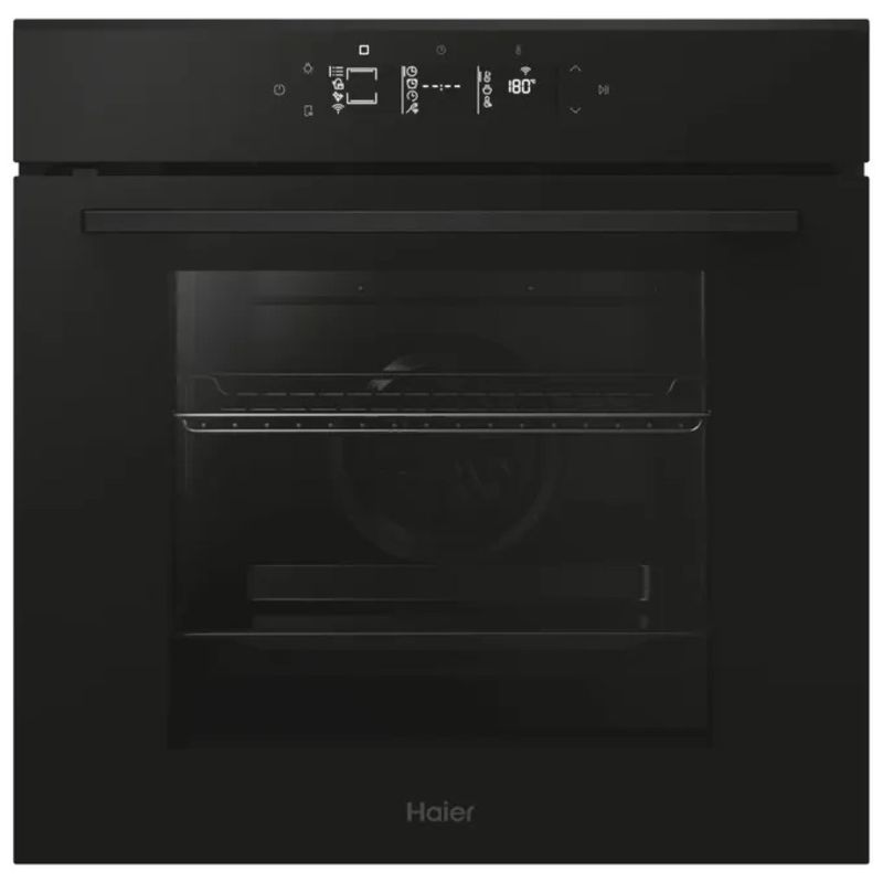 Haier H6ID25G3YTB1 ID Serie 2 – Forno da incasso 78 L, A++, pirolitico, AirFry e Wi-Fi, nero