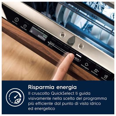 Electrolux Serie 800 KL82B500S Lavastoviglie da Incasso 60 cm, 14 Coperti, Classe B, Wi-Fi, AirDry, Nero Electrolux Serie 800 KL82B500S Lavastoviglie da Incasso 60 cm, 14 Coperti, Classe B, Wi-Fi, AirDry, Nero