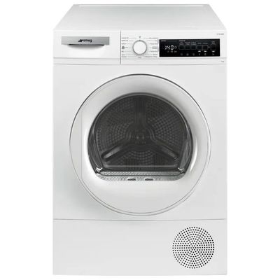 Smeg DT2T08D Asciugatrice a Pompa di Calore 8 kg, Classe D, Inverter, 15 Programmi, Bianca