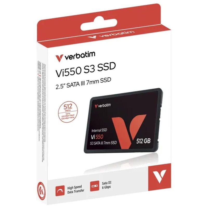 Verbatim Vi550 S3 SSD interno 512 GB SATA III 2,5"