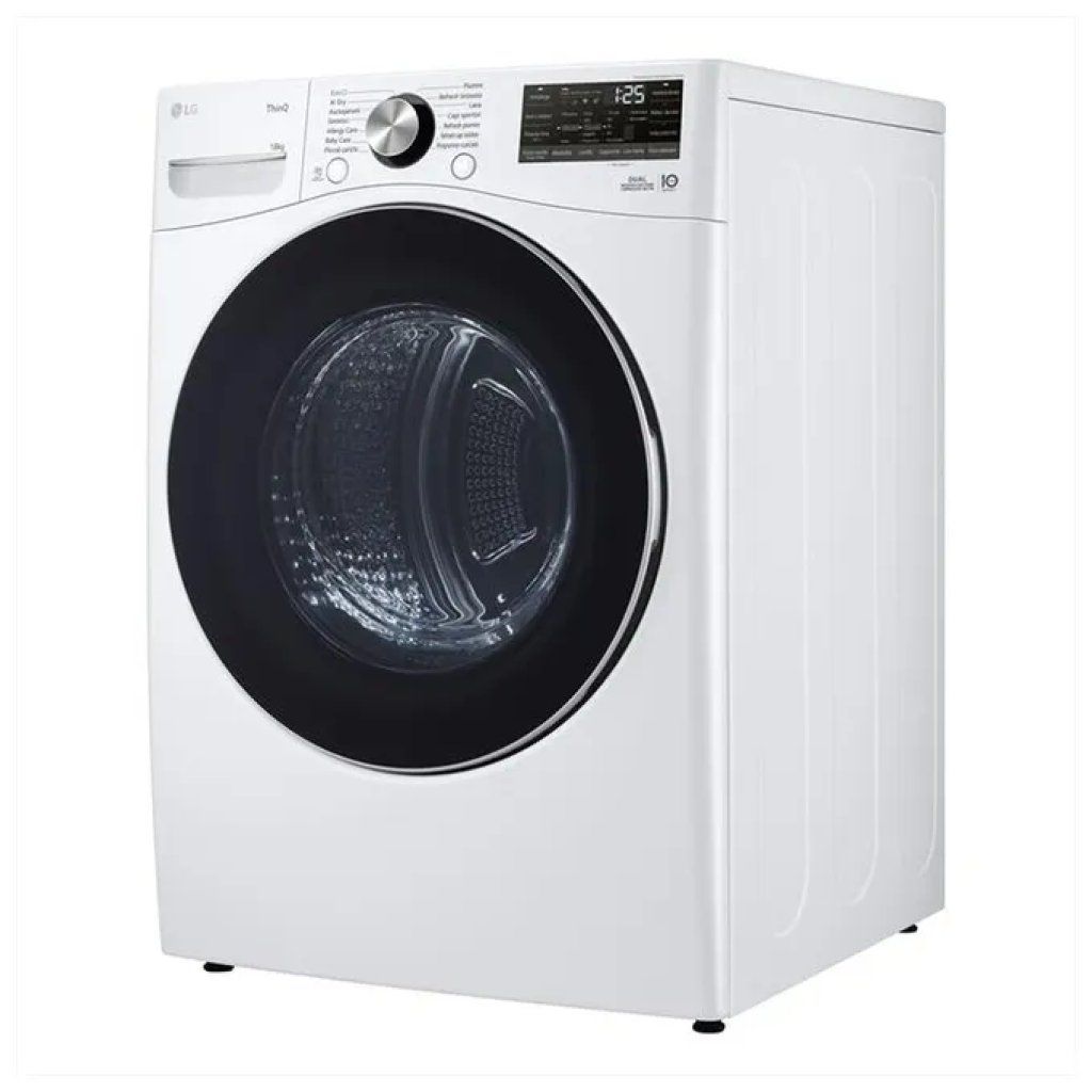 LG Asciugatrice LG RH18U8AVCW 18 kg a pompa di calore, Wi-Fi, bianca