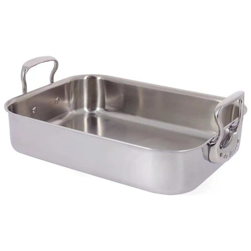 De Buyer Affinity teglia da arrosto in acciaio inox 35 x 25 cm De Buyer Affinity teglia da arrosto in acciaio inox 35 x 25 cm