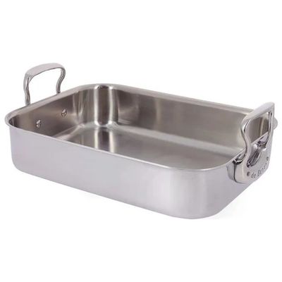 De Buyer Affinity teglia da arrosto in acciaio inox 35 x 25 cm