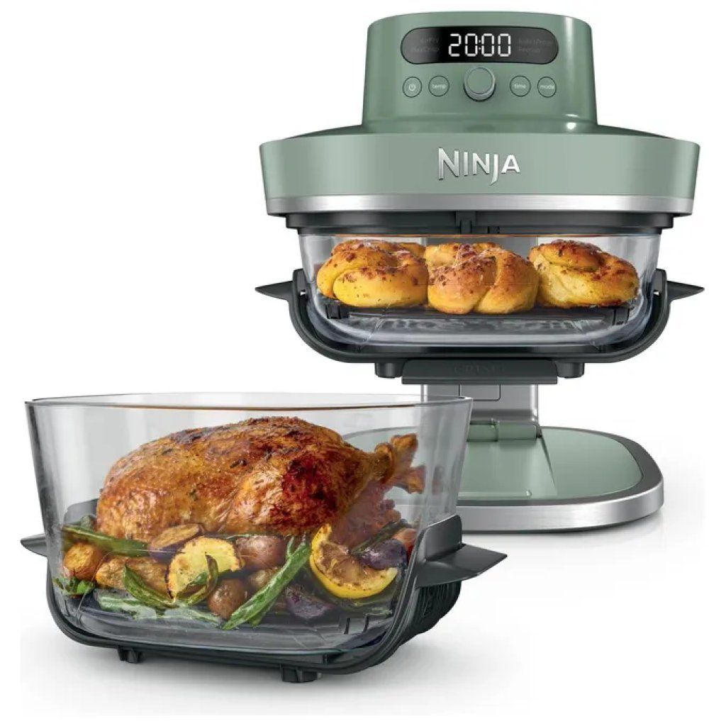 Ninja Crispi Pro AS090EUGN Friggitrice ad Aria 5,7 L, 2000 W, Verde