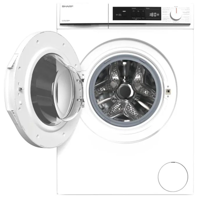 SHARP Lavatrice Sharp ES-NFA612BWNA 6 kg 1400 giri/min, Classe A, Inverter, Bianca
