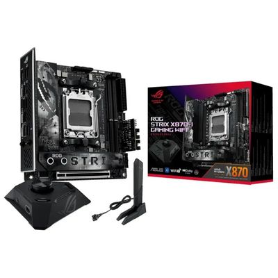 ASUS ROG Strix X870-I Gaming WiFi – Scheda madre Mini-ITX AM5 DDR5 ASUS ROG Strix X870-I Gaming WiFi – Scheda madre Mini-ITX AM5 DDR5