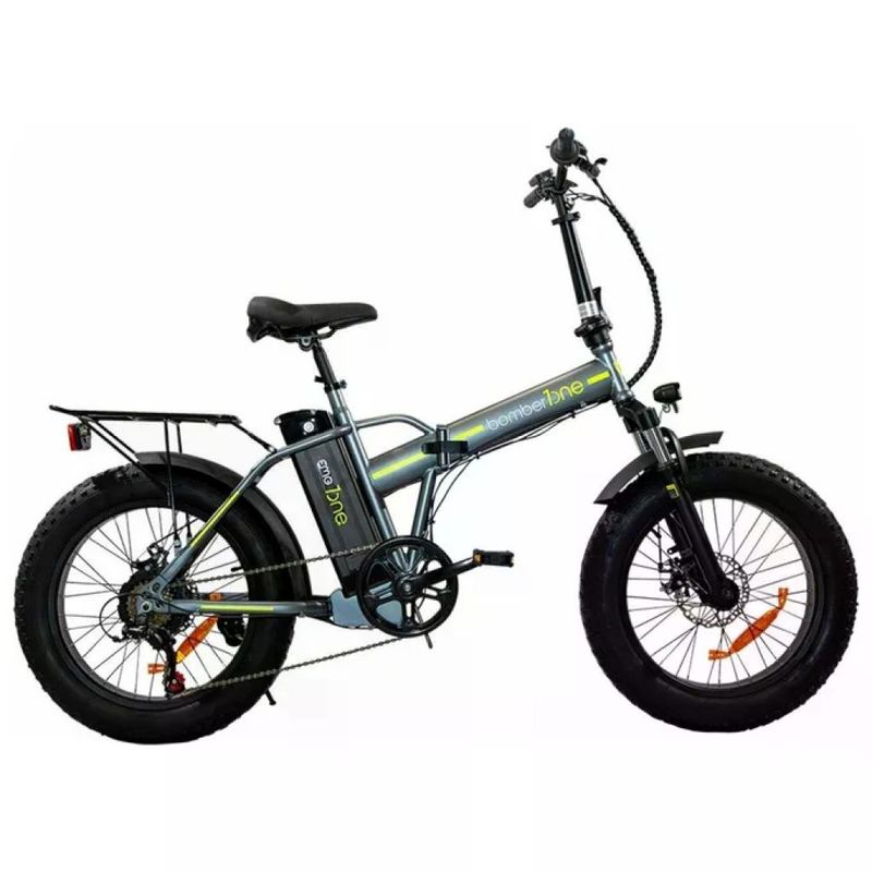 EMG Bomber One – Bicicletta elettrica antracite, ruote da 20”