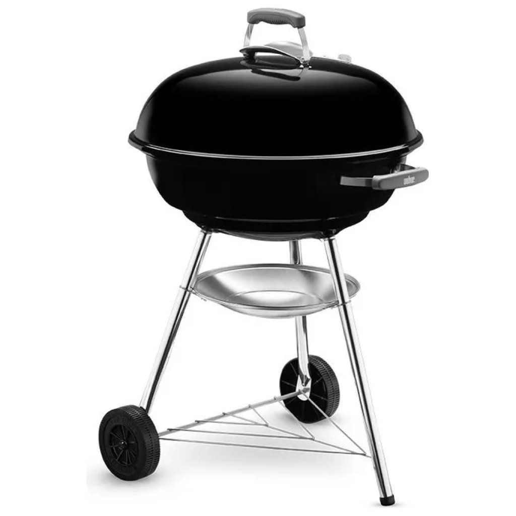 Weber Compact Kettle 1321004 Barbecue a Carbone, 57 cm, Nero