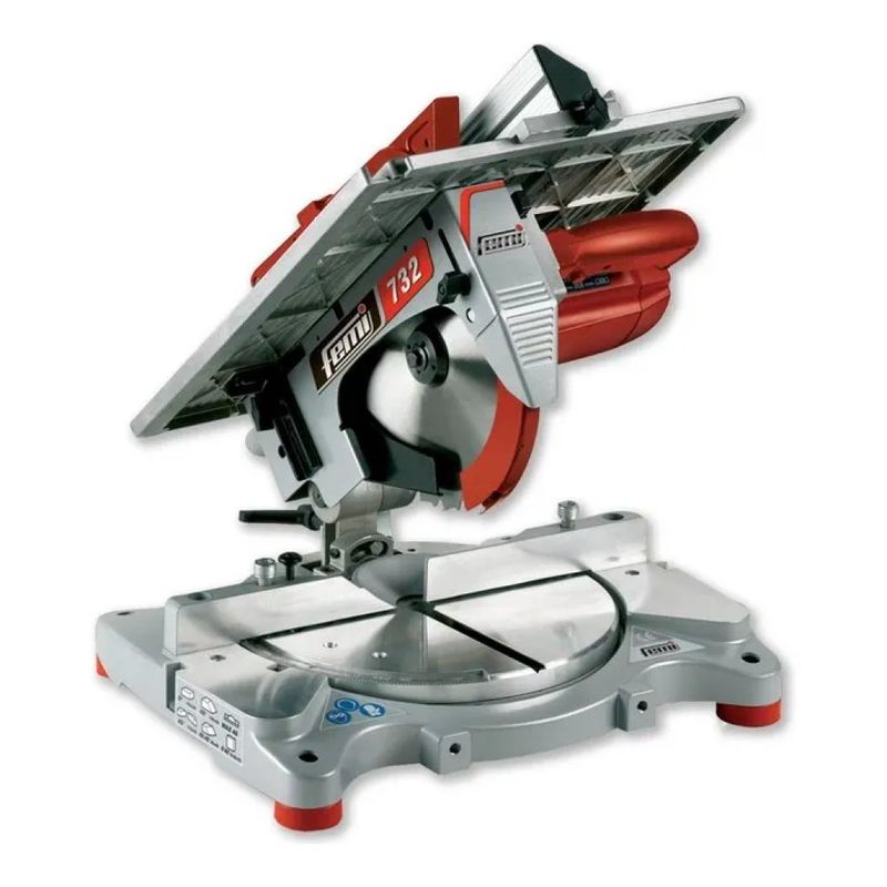Femi 732 Troncatrice per Legno 254 mm 1550 W 4200 rpm Capacita' di Taglio 162x78 mm Taglio Combinato