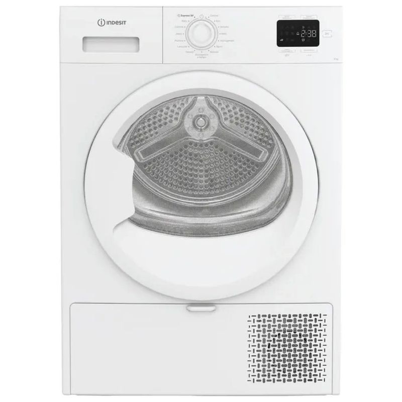 Indesit CYD83DWWIT Asciugatrice a Pompa di Calore 8 kg, Classe D, QuickDry, Bianca