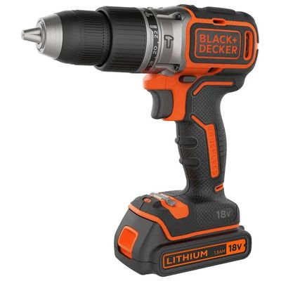BLACK+DECKER BL188KB Trapano Avvitatore a Percussione Brushless 18V con 2 Batterie