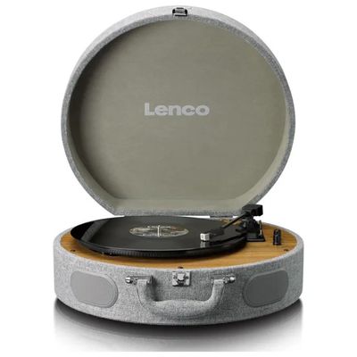 Lenco LS-66GY Giradischi Bluetooth con Altoparlanti Integrati, Grigio