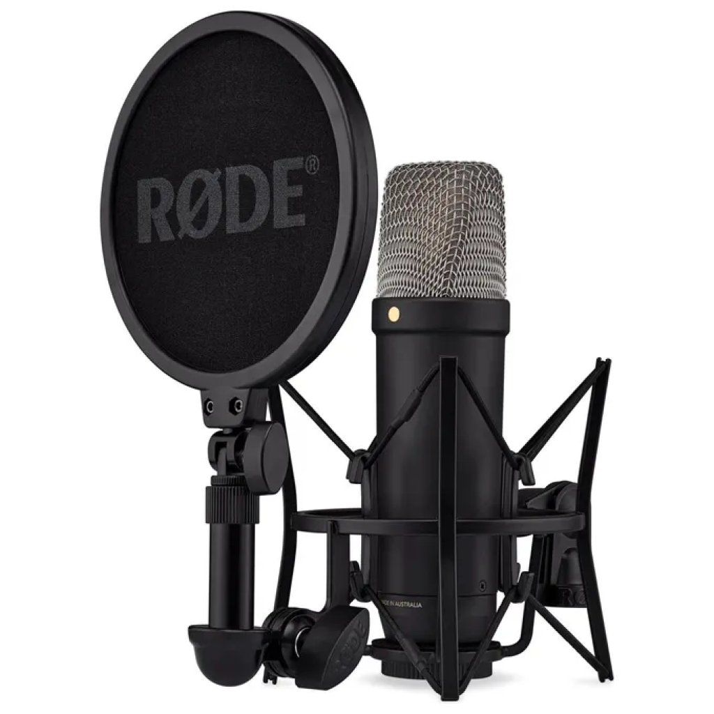 RODE RDE NT1 5th Gen – Microfono a condensatore da studio USB-C/XLR, nero RODE RDE NT1 5th Gen – Microfono a condensatore da studio USB-C/XLR, nero