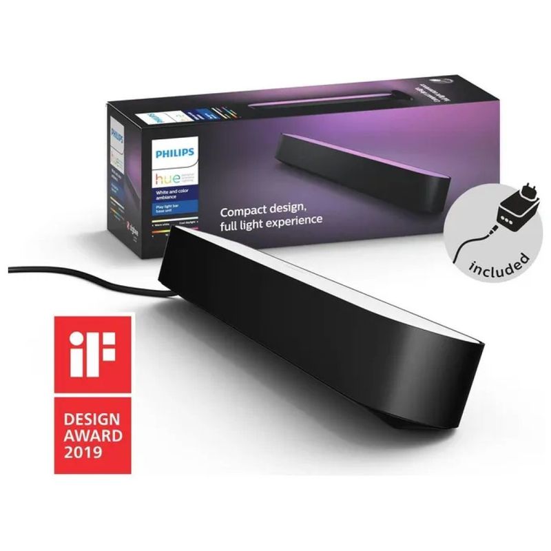 Philips Hue Play Lampada LED Smart RGB 6 W 530 lm Nera