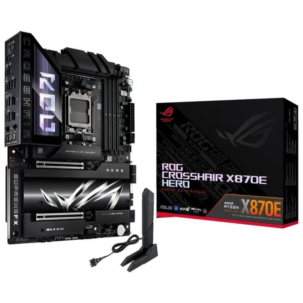 ASUS ROG CROSSHAIR X870E HERO Scheda Madre ATX AM5 DDR5 ASUS ROG CROSSHAIR X870E HERO Scheda Madre ATX AM5 DDR5