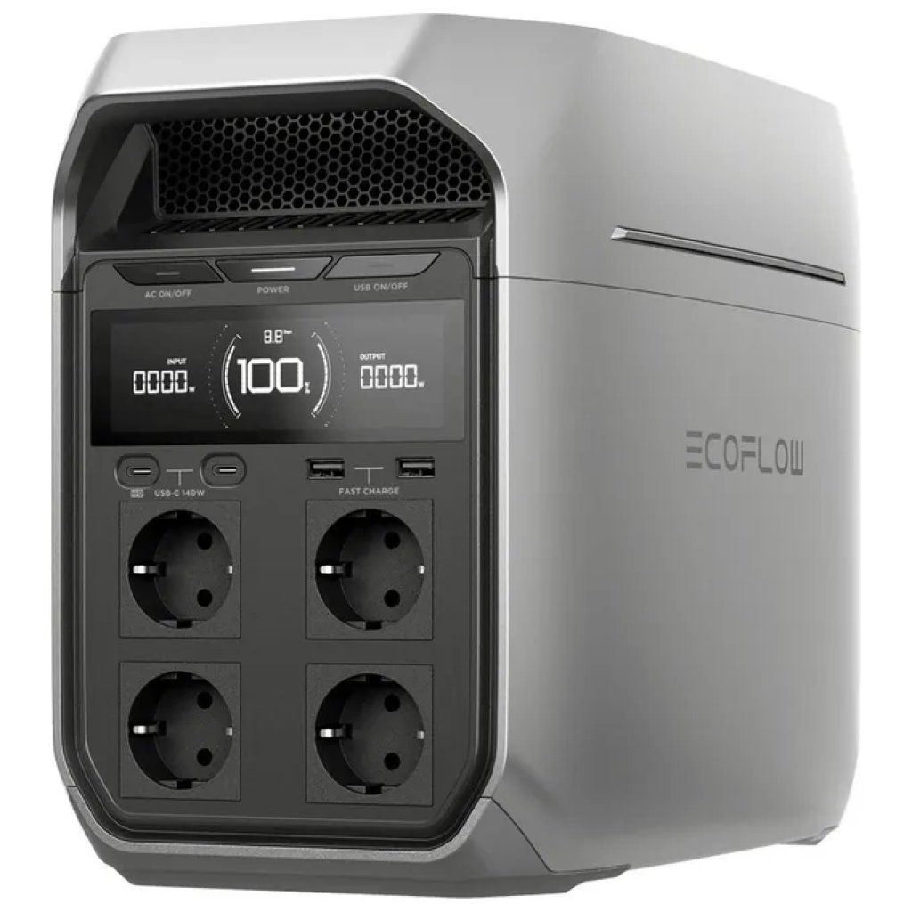 EcoFlow DELTA 3 Plus – Stazione di alimentazione portatile 1024 Wh, 1800 W EcoFlow DELTA 3 Plus – Stazione di alimentazione portatile 1024 Wh, 1800 W