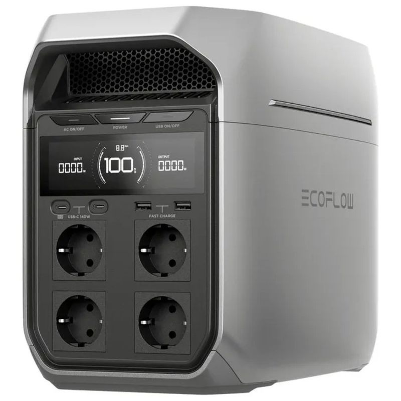 EcoFlow DELTA 3 Plus – Stazione di alimentazione portatile 1024 Wh, 1800 W