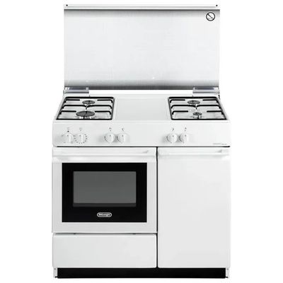 DELONGHI De’Longhi SEW 8540 N EDM Cucina a Gas 4 Fuochi con Forno Elettrico 42 L e Grill, Bianca DELONGHI De’Longhi SEW 8540 N EDM Cucina a Gas 4 Fuochi con Forno Elettrico 42 L e Grill, Bianca