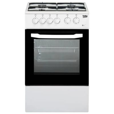 Beko CSS42014FW Cucina a Gas 4 Fuochi con Forno Elettrico 54 L