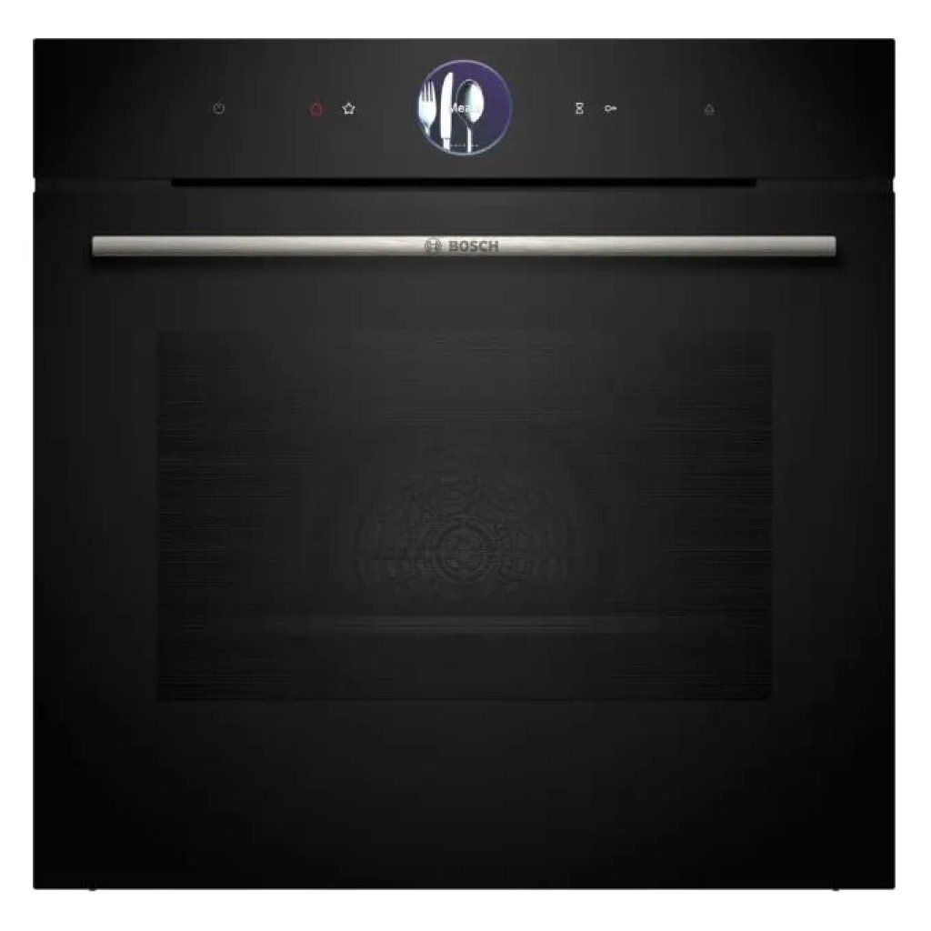 Bosch Serie 8 HSG7261B1 – Forno da incasso a vapore 71 L, AirFry e Home Connect, nero