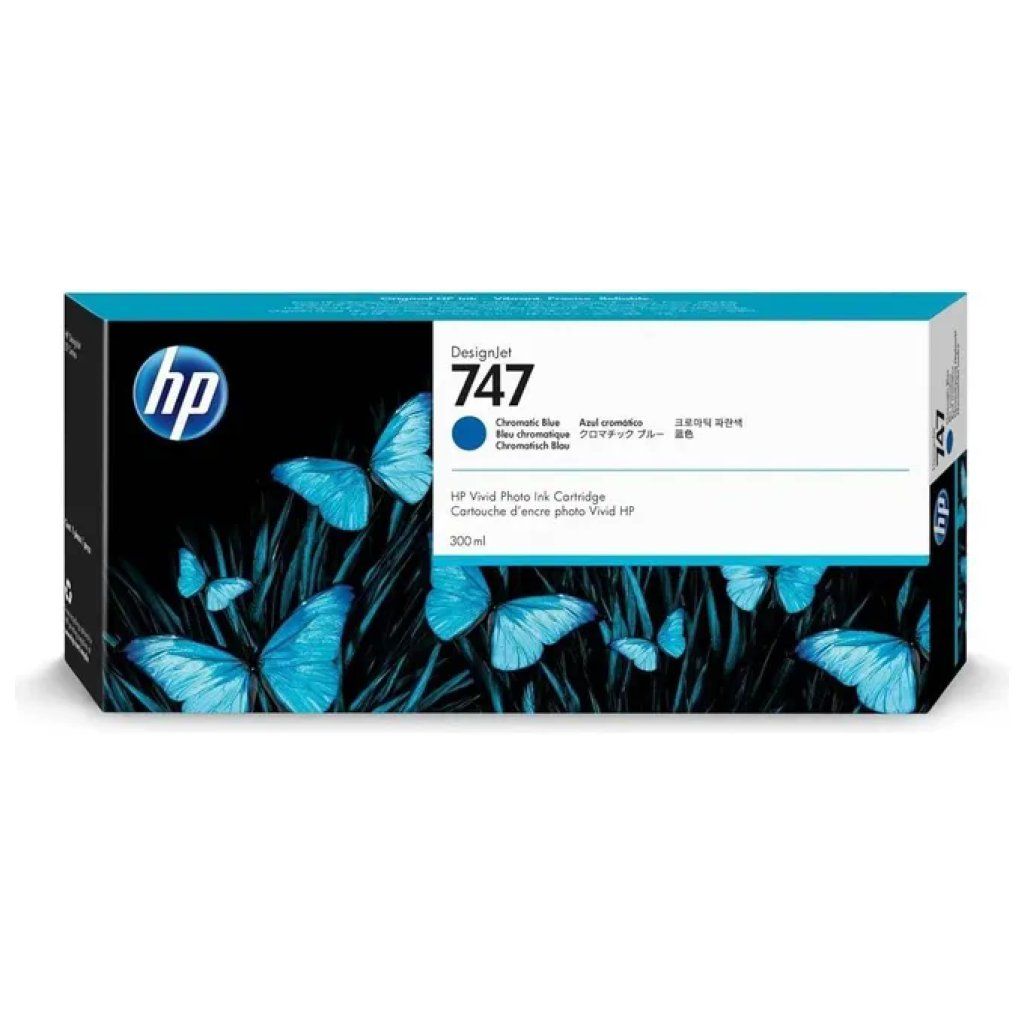HP 747 P2V85A Cartuccia Blu Cromatico da 300 ml