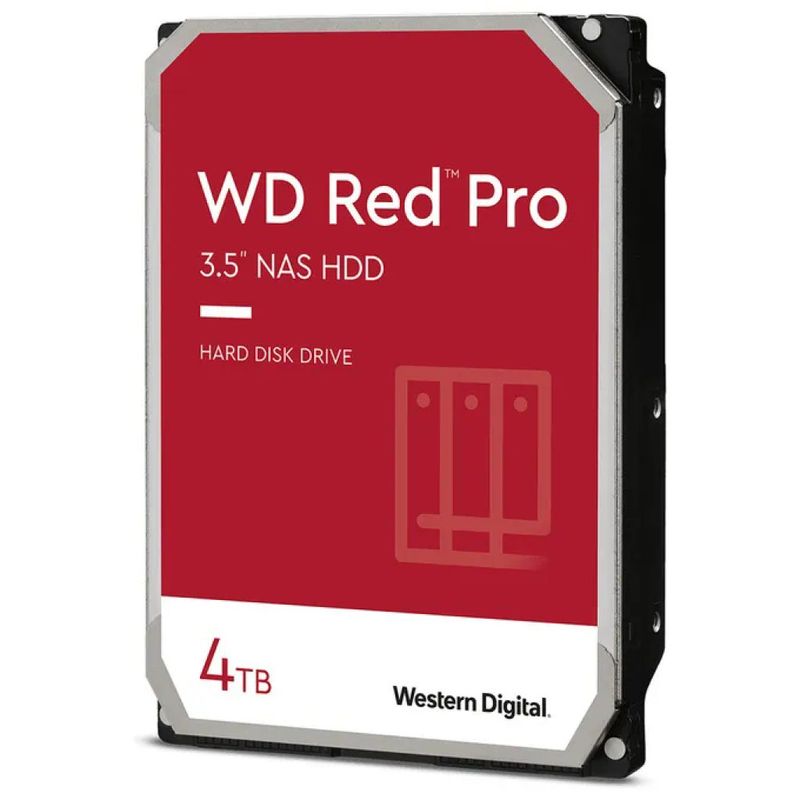 Western Digital Red Pro 4TB, hard disk interno 3,5″ 7200 RPM per NAS Western Digital Red Pro 4TB, hard disk interno 3,5″ 7200 RPM per NAS