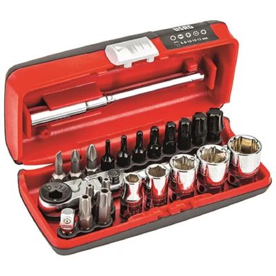 USAG 609 1/4 SKX Set di bussole e inserti, 23 pezzi