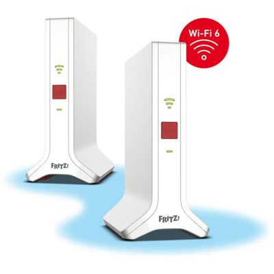 FRITZ! Mesh Set 4200 – Sistema Wi-Fi 6 Mesh Dual-Band, 2 Pezzi