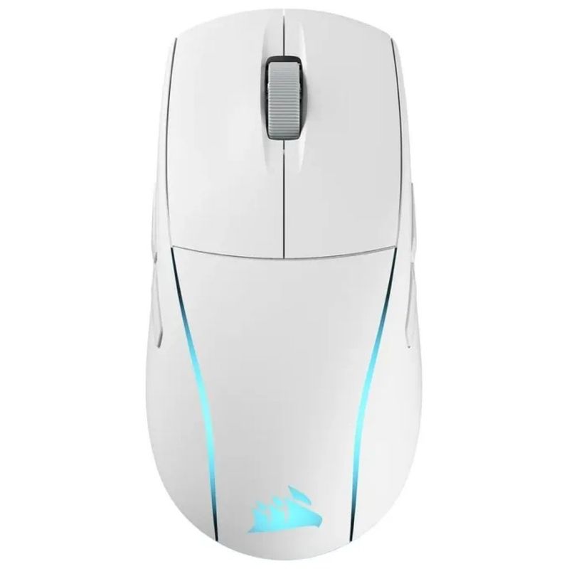 Corsair M75 Wireless RGB Mouse Gaming FPS, 26.000 DPI, Bianco