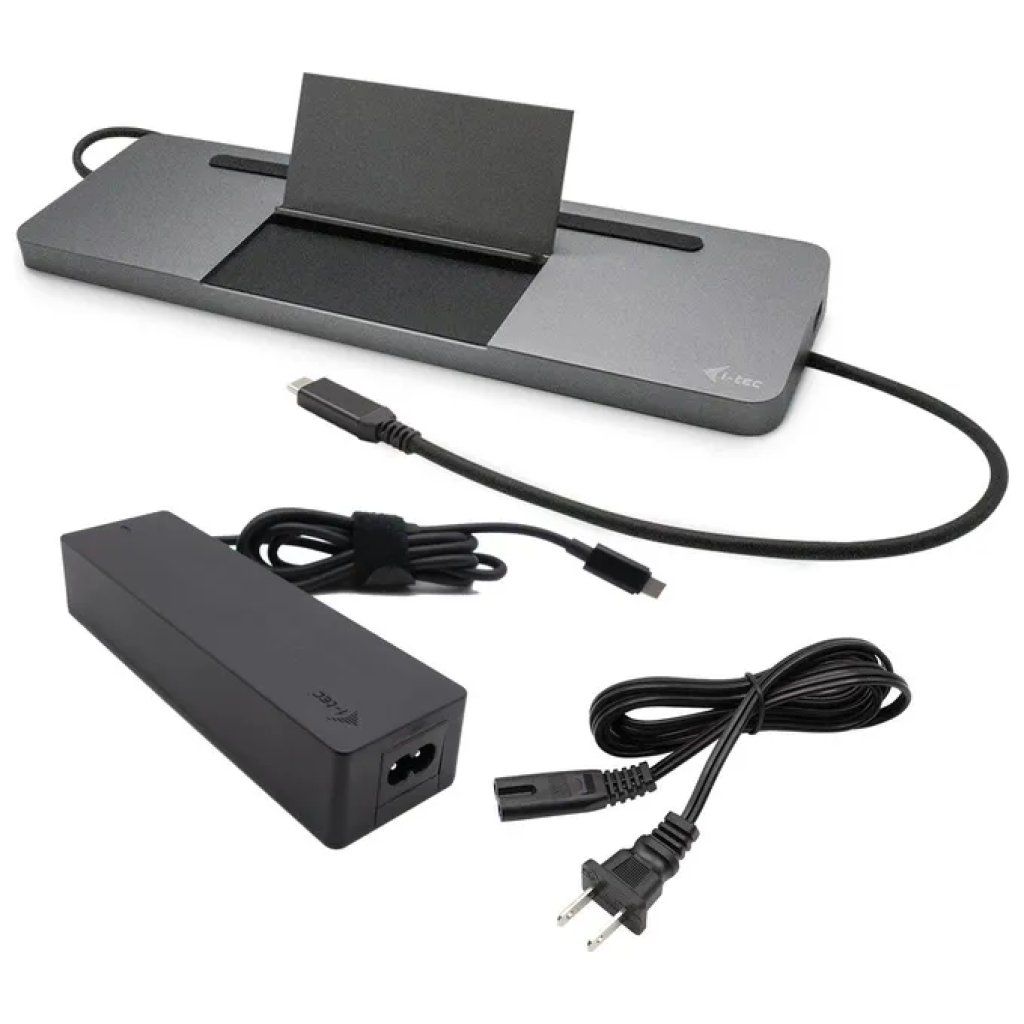 I-tec Docking Station Ergonomica 4K con Alimentatore da 100 W