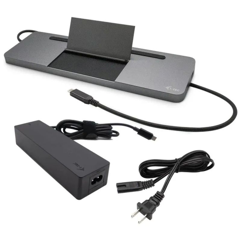 I-tec Docking Station Ergonomica 4K con Alimentatore da 100 W
