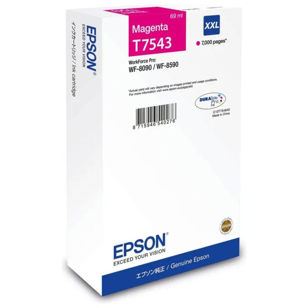 Epson W128852521 Tanica d’inchiostro Magenta XXL, 7.000 pagine