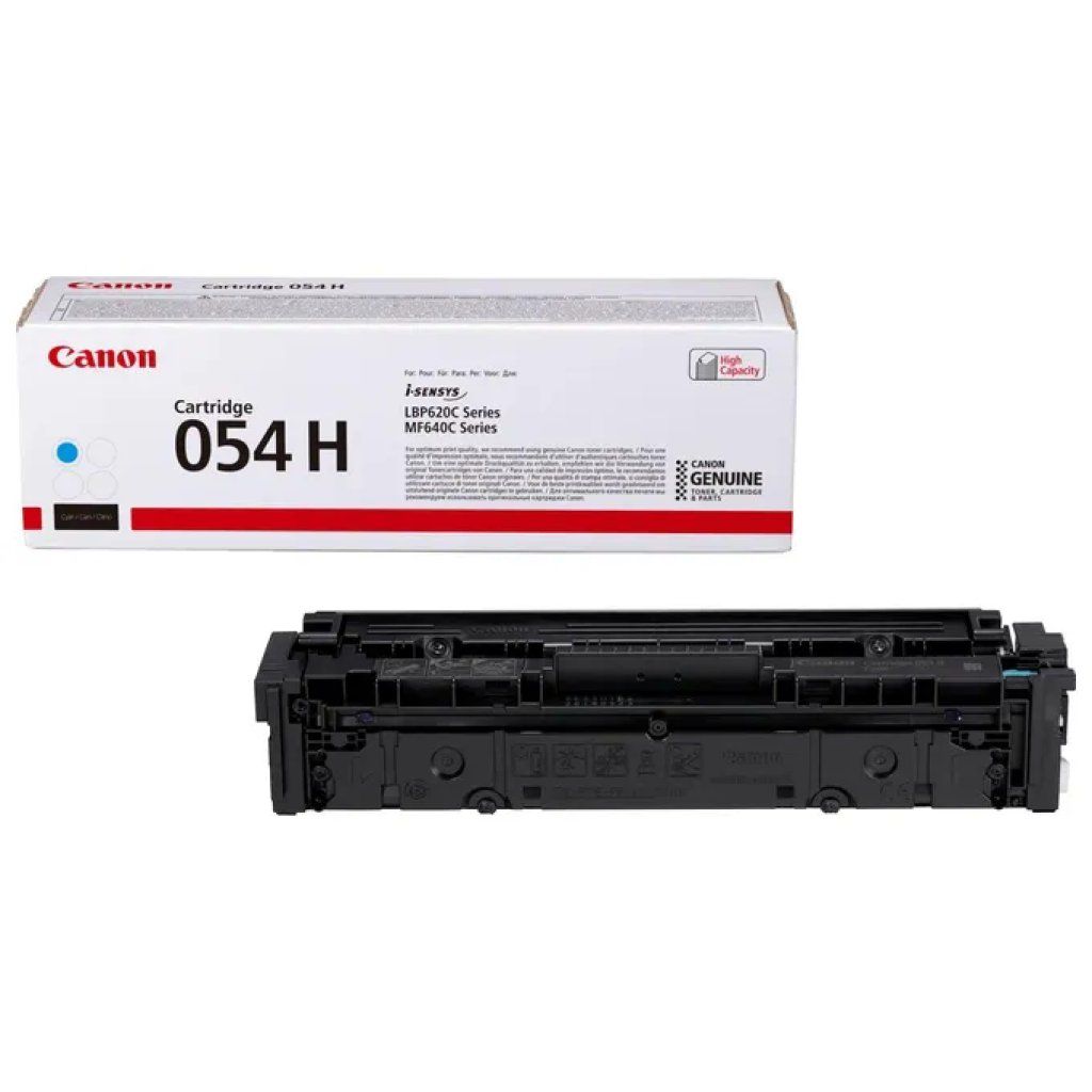 Canon 054H Toner Ciano Originale Alta Capacità – 2.300 Pagine