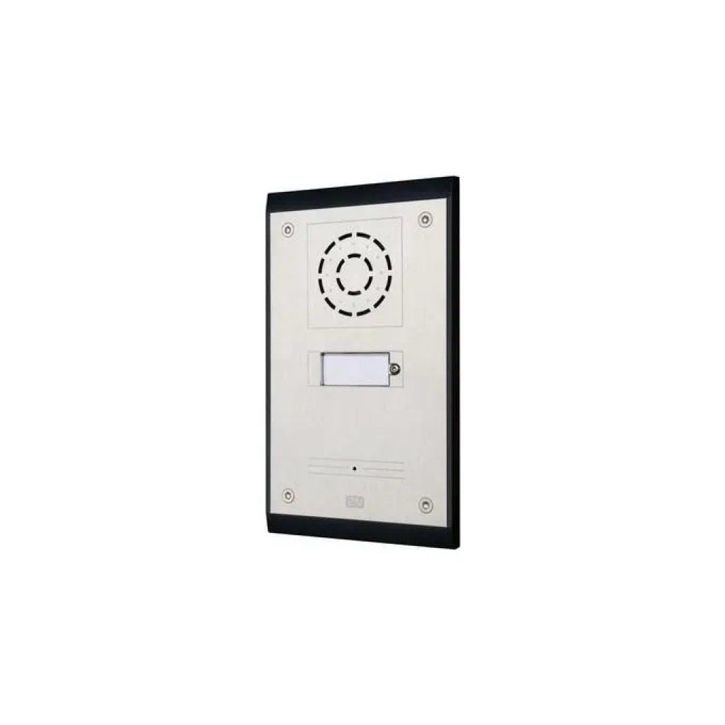 2N Helios IP Uni 9153101 Citofono IP SIP PoE con 1 tasto, nero e argento 2N Helios IP Uni 9153101 Citofono IP SIP PoE con 1 tasto, nero e argento