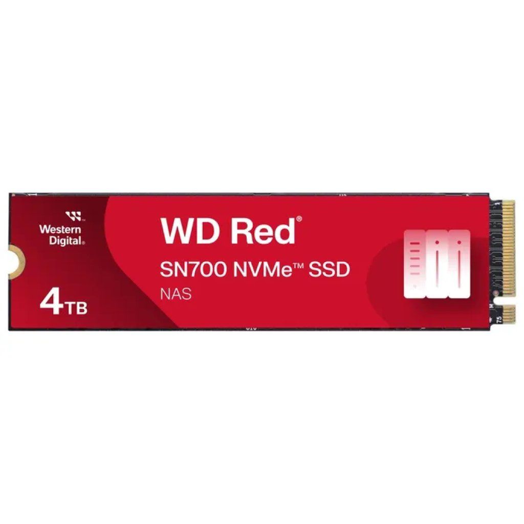 WD Red SN700 SSD NVMe M.2 4 TB PCIe 3.0 WD Red SN700 SSD NVMe M.2 4 TB PCIe 3.0